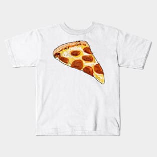 Pepperoni pizza slice Kids T-Shirt